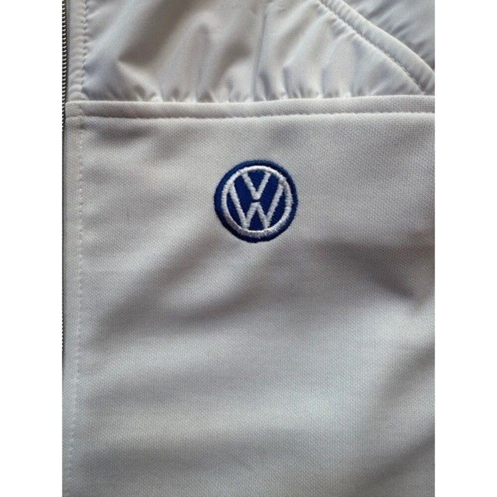 Womens Volkswagen VW Logo White Vest Charles River Apparel‎ For Her Small EUC - Picture 2 of 12